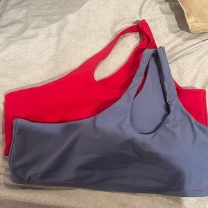 SHEIN One Shoulder Bikini Tops (2)